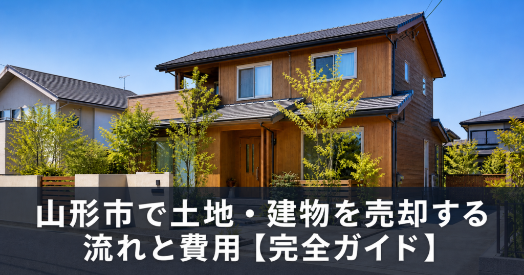 山形市で土地・建物を売却する流れと費用【完全ガイド】