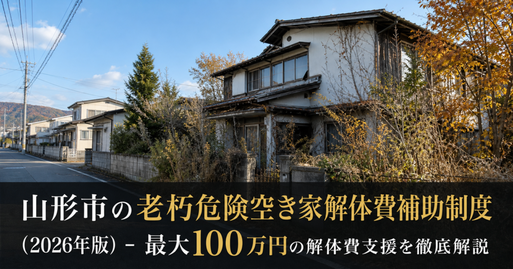 空き家のある住宅街